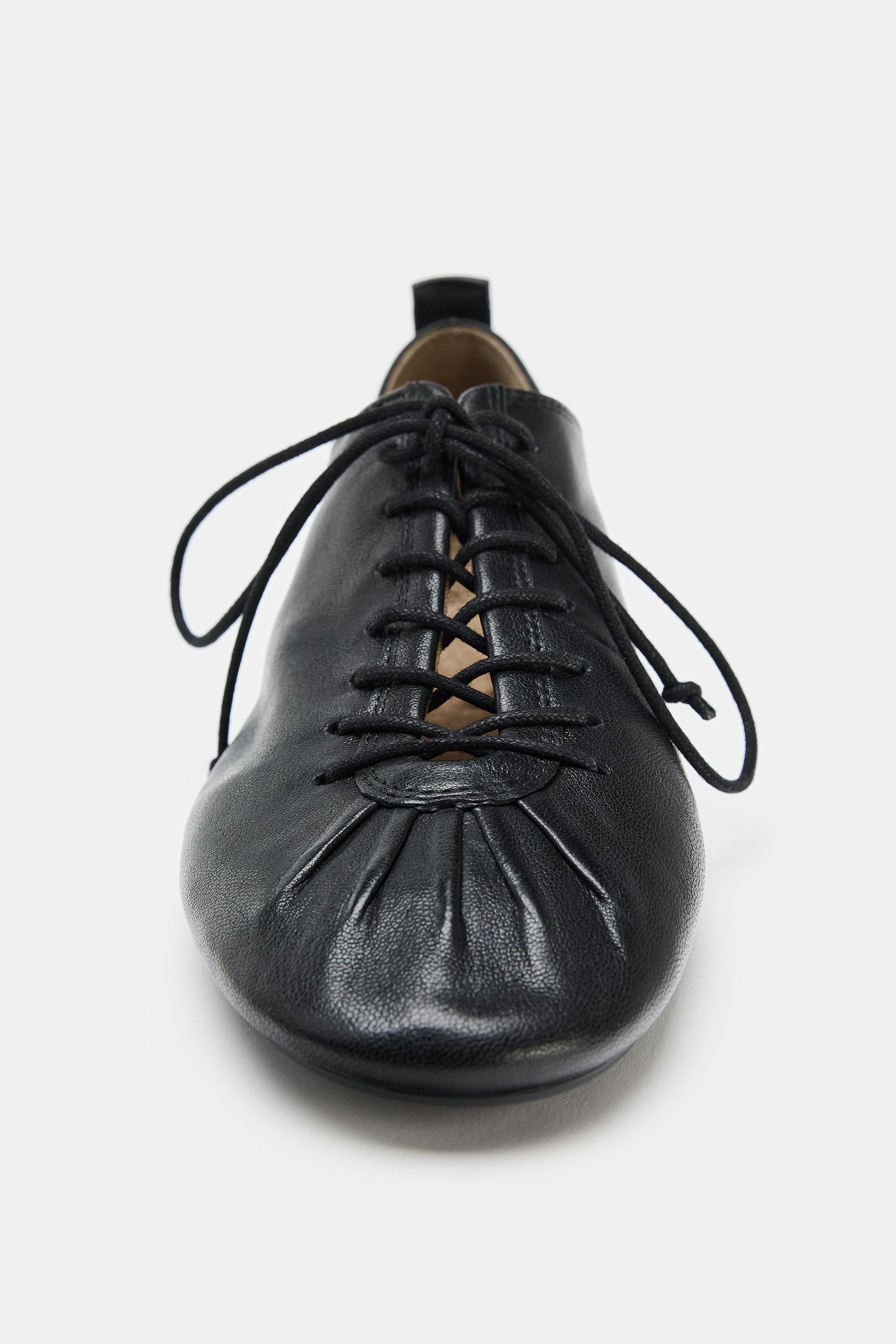LEATHER BLUCHER SHOES